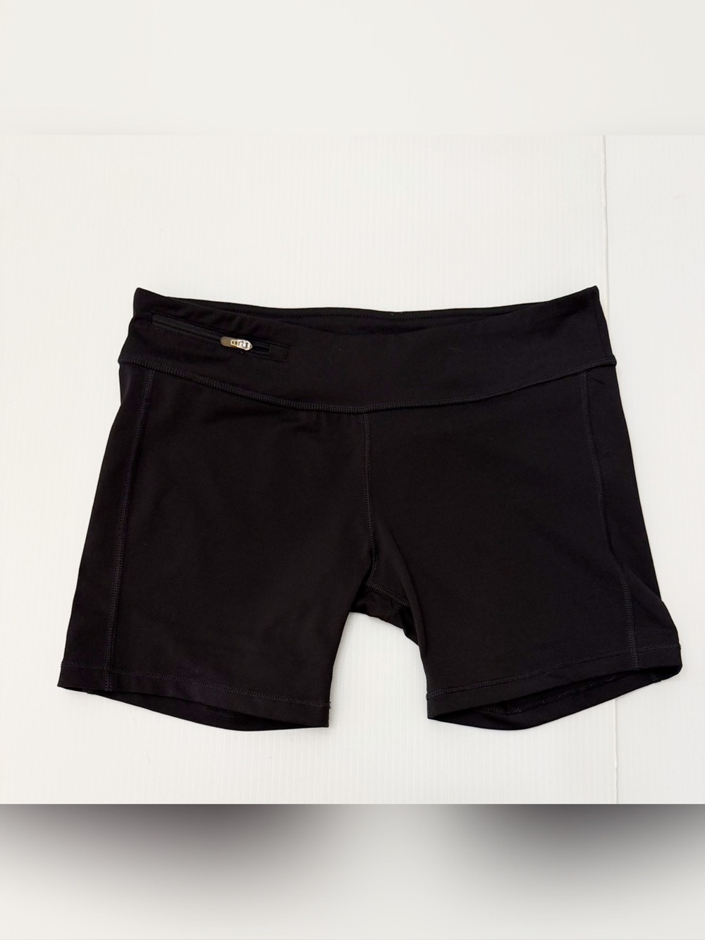Oiselle Athletic Black Women's Performance Bike Booty Running Shorts - L